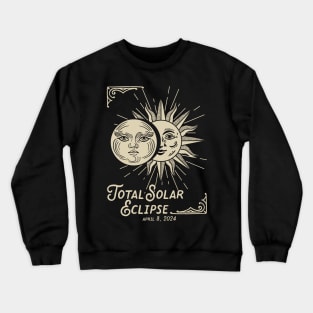 Total Solar Eclipse 2024 Crewneck Sweatshirt